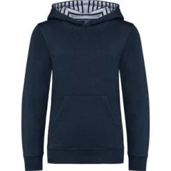 KARIBAN K4014 - Sweat-shirt à Capuche Contrastée à Motifs Enfant Unisexe -Karioact Boutique aHR0cDovL21lZGlhMi5kZXNpZ25wYXJ0bmVyLmZyL2MvcC8xNzQyNC8xNzQyNC0xOTcyMS0xLmpwZw