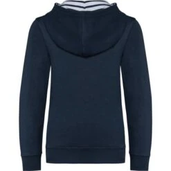 KARIBAN K4014 - Sweat-shirt à Capuche Contrastée à Motifs Enfant Unisexe -Karioact Boutique aHR0cDovL21lZGlhMi5kZXNpZ25wYXJ0bmVyLmZyL2MvcC8xNzQyNC8xNzQyNC0xOTcyMS0yLmpwZw