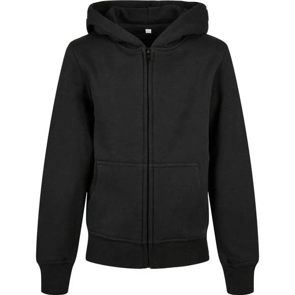 Build Your Brand BY188 - Kids Organic Basic Zip Hoody 4 Build Your Brand BY188 - Kids Organic Basic Zip Hoody – Image 2