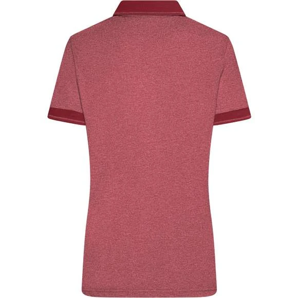 James & Nicholson JN705 - Ladies´ Heather Polo 5 James & Nicholson JN705 - Ladies´ Heather Polo – Image 3