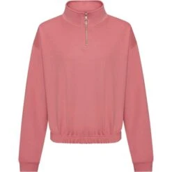 JH037 - Women's Cropped 1/4 Zip Sweat -Karioact Boutique aHR0cDovL21lZGlhMi5kZXNpZ25wYXJ0bmVyLmZyL2MvcC8xNzg0MC8xNzg0MC0yMDMyMC0xLmpwZw
