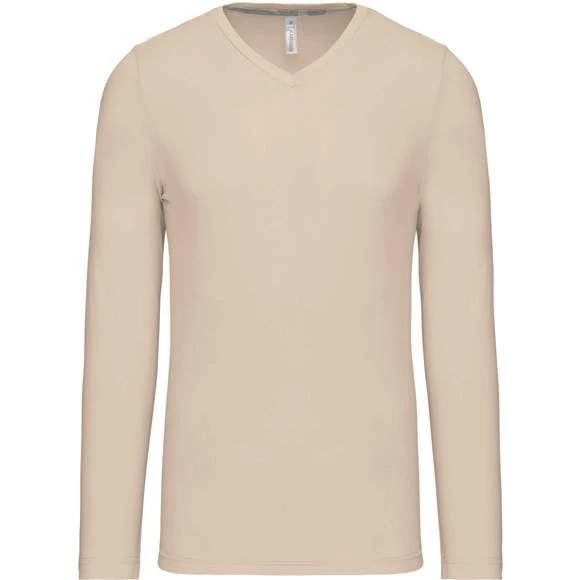 KARIBAN K358 - T-shirt Col V Manches Longues 9 KARIBAN K358 - T-shirt Col V Manches Longues – Image 7