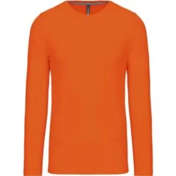 KARIBAN K359 - T-shirt Homme Manches Longues Encolure Ronde -Karioact Boutique aHR0cDovL21lZGlhMi5kZXNpZ25wYXJ0bmVyLmZyL2MvcC8zNjI5LzM2MjktMTI1NC0xLmpwZw