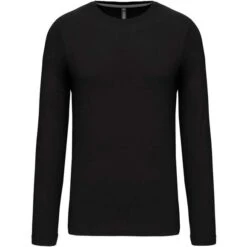 KARIBAN K359 - T-shirt Homme Manches Longues Encolure Ronde -Karioact Boutique aHR0cDovL21lZGlhMi5kZXNpZ25wYXJ0bmVyLmZyL2MvcC8zNjI5LzM2MjktMTUyMC0xLmpwZw