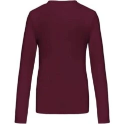 KARIBAN K382 - T-shirt Col V Manches Longues Femme -Karioact Boutique aHR0cDovL21lZGlhMi5kZXNpZ25wYXJ0bmVyLmZyL2MvcC8zNjMyLzM2MzItMTM0Mi0yLmpwZw