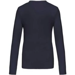 KARIBAN K383 - T-shirt Col Rond Manches Longues Femme -Karioact Boutique aHR0cDovL21lZGlhMi5kZXNpZ25wYXJ0bmVyLmZyL2MvcC8zNjMzLzM2MzMtMTI2MS0yLmpwZw