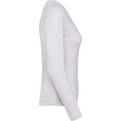 KARIBAN K383 - T-shirt Col Rond Manches Longues Femme -Karioact Boutique aHR0cDovL21lZGlhMi5kZXNpZ25wYXJ0bmVyLmZyL2MvcC8zNjMzLzM2MzMtMTY1ODgtMy5qcGc